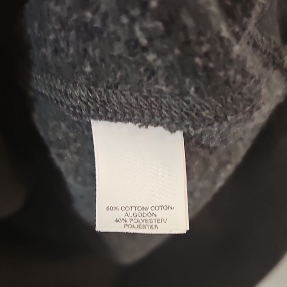 PINK Victoria's Secret LOVE Hooded Sweater W/Sequins, Gray, Womens Large - Picture 7 of 9